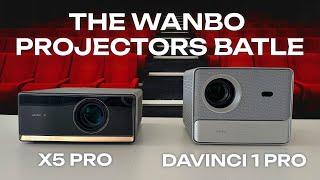 (NEW) Wanbo X5 Pro vs DaVinci 1 Pro Projector COMPARISON: Watch Before You Decide Which One to buy!