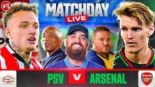 PSV 1-7 Arsenal | Matchday Live | Champions League