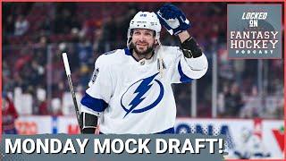 Fantasy Hockey 2024-25 Monday Mock Draft: Drafting From The 1st & 10th Position | McDavid & Miller