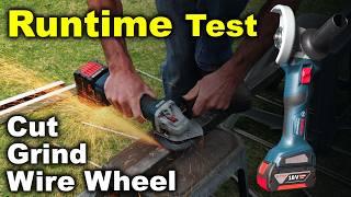 Bosch Cordless Angle Grinder TEST and Review (Bosch GWS 180-LI)