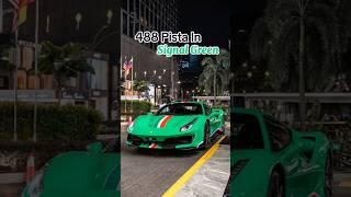 488 pista in signal Green. #ferrari #automobile #488pista