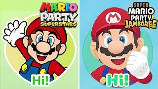 Super Mario Party Jamboree - All Stickers Comparison (Superstars vs Jamboree)