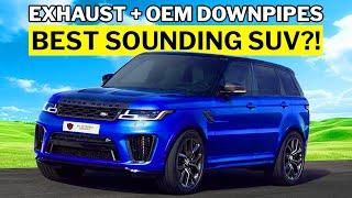 THE GREATEST SVR SOUND!! Range Rover SVR with Valvetronic Designs Exhaust + Stock Downpipes