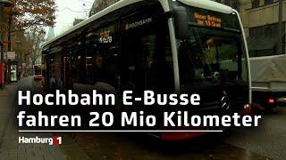 Für's Klima: Hochbahn E-Busse legen mehr als 20 Millionen Kilometer zurück