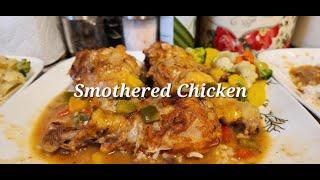 Smothered Chicken @tennesseenikki #freezercleanoutchallenge