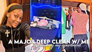 A Major DEEP CLEAN + ORGANIZE MY APARTMENT with me! *a satisfying reset*