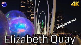 Thousands Flock to Perth City!  Elizabeth Quay Live Action  | Australia Travel Vlog