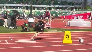 Matthew Boling 400m Round 1 H1 (Quincy Hall 44.6), 2024 U.S. Olympic Trials