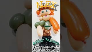 Alex (Minecraft) Balloon by Action Balloon #alexminecraft #minecraftballoon #minecraft