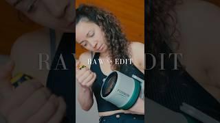 RAW vs Edited Photos #editing #lightroom #photography #photoediting