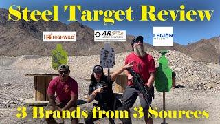 Steel Shooting Target Review | Highwild, AR500 Target Solutions, and Legion Targets | The Best AR500