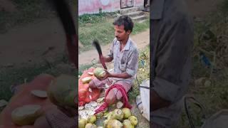 Ninja Style Palm Fruit Cutting Skills  // Greatest Fruit Cutting Skills #shorts