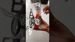 Outdoor portable Camping gas stove Unboxing | Butane Gas stove #Shorts