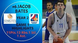 #6 Jacob Bates. Starlites Basketball Club. Year 2 Pro. BOV Malta Top Division.