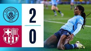 HIGHLIGHTS! City beat Barcelona in record Joie Stadium crowd! | Man City 2-0 Barcelona | UWCL