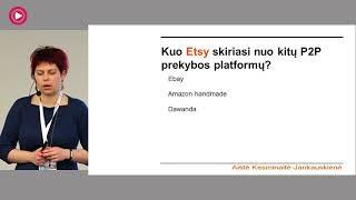 AISTĖ KESMINAITĖ – JANKAUSKIENĖ - El. prekybos vystymas Etsy platformoje