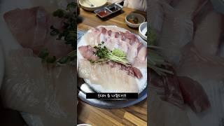 #퇴근길 넷이 모여 #겨울음식 먹었어요 #방어 #광어 #김치전 #매운탕  여기는 #목동 #맛집 #양천구 28청춘어시장 목동점 #직장인 많이 오네요