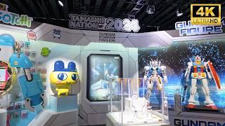 TAMASHII NATION 2024 Robot World in Akihabara - 超合金魂 ROBOT魂 Tamagotchi Gunpla Gundam [4K 60fps ASMR]