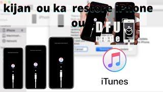 Kijan ou ka restore yon iphone byen fasil nan 8 minutes