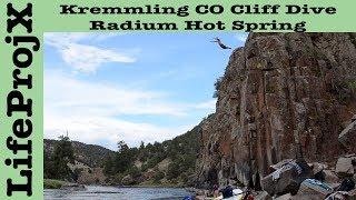 Radium Hot Spring Cliff Dive 56ft - Kremmling CO | LifeProjX