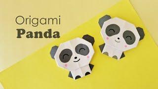 How to Make Origami Panda | Paper Panda Craft | DIY Origami Panda