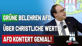 Grüne belehren AfD über christliche Werte – AfD kontert genial!