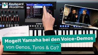 Mogelt Yamaha bei den Voice-Demos von Genos, Tyros & Co? 