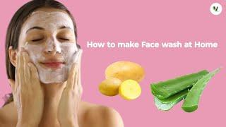 Diy * Aloe vera Potato * Face wash (2024) ...No color No preservatives added.