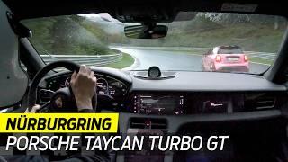 WET Nürburgring +1000hp Taycan Turbo GT : holiday on ice !