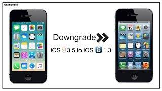 Downgrade iOS 9.3.5 to iOS 6.1.3 Only 32Bit Devices Supported