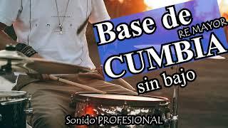 Base de Cumbia para practicar BAJO ELECTRICO en tono de Re Mayor Bajeos