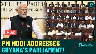 LIVE| PM Modi Guyana Speech| Historic Speech Delivered In Parliament| Watch here