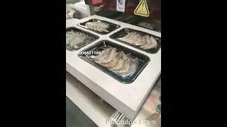 Seafood shrimp vacuum skin packaging machine