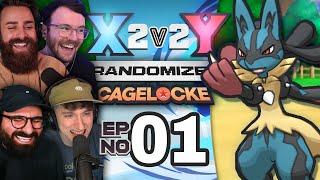 CRAZY STARTER BET? | Pokemon XY 2v2 Randomizer Cagelocke 01