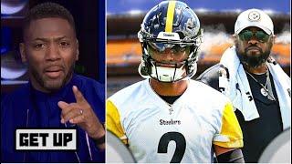 GET UP | "Justin Fields is QB1, Russ should trade Dolphins" - Ryan Clark on Steelers 3-0 start