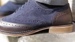 JAY NAVY & BROWN //REDFOOT SHOES