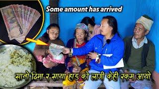 Some of the funds were sent from the US & Australia For SayaHang & SanoDima Family | New Nepali Vlog