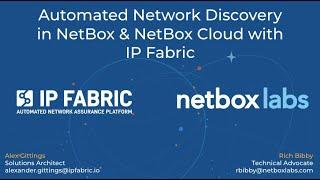 Webinar: Automated Network Discovery in NetBox + NetBox Cloud with IP Fabric