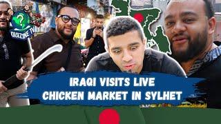 NIGERIAN AND TWO ARABS COME TO CHICKEN MARKET IN SYLHET, BANGLADESH!!!