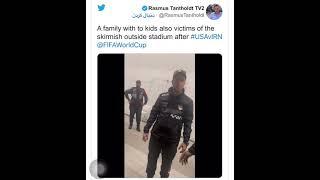 فیلمی که خبرنگار دانمارکی در  قطر  از اعتراض زن جوان ایرانی گرفت و بازداشت شد