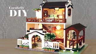 Moonlight over the Lotus Pond DIY Miniature Dollhouse Crafts Relaxing Satisfying Video