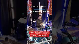  Traditional Grip for ROCK/POP?   #drummer #drums #drumming #drumtechnique #musicianlife