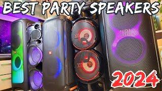 BEST Party Speakers in 2024 JBL Partybox Ultimate, 710, 1000, LG RNC9, Sony XV900, Panasonic Tmax50