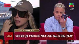  Wanda Nara LLAMÓ EN VIVO a Ángel de Brito: "Mauro juró destruirme"