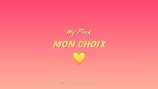 Mg Prod mon choix( lyrics visual )