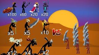 Which Army Can Defeat Xenophon's Army | Stick War Legacy