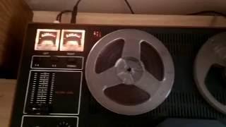 Storing digital data on an analog reel-to-reel magnetic tape with AFSK