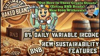 Ultimate Baked Beans Updates & Another $200 LIVE (Eat Beans) Withdrawal - Contract Holdin' Steady!!