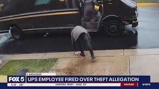 UPS employee caught on camera stealing DC woman's wallet