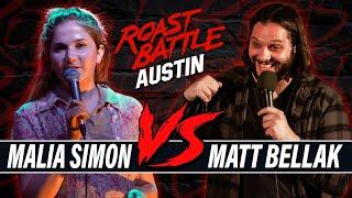 Matt Bellak Vs Malia Simon | Roast Battle Mothership